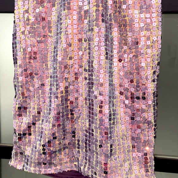 Purple sequin mini dress - Picture 2 of 3